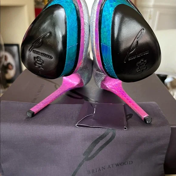 Brian Atwood Fontanne platform a ray of rainbow sunshine Fontanne size 6m - Picture 9 of 14